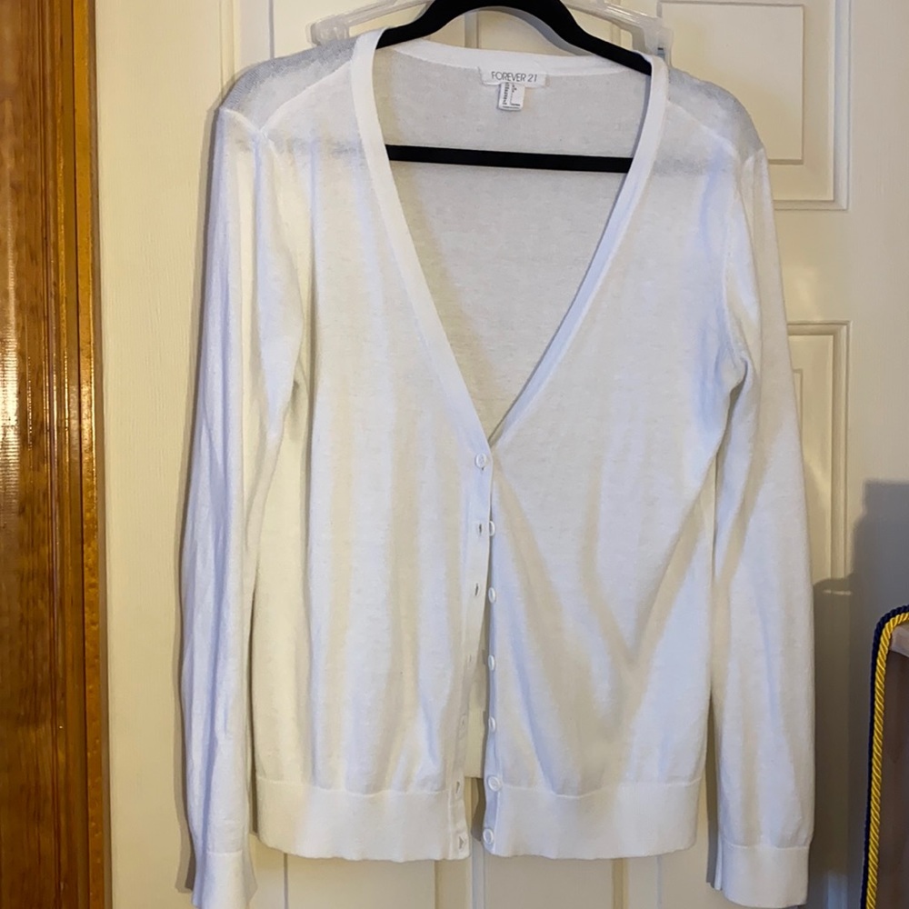 Lightweight Button Cardigan